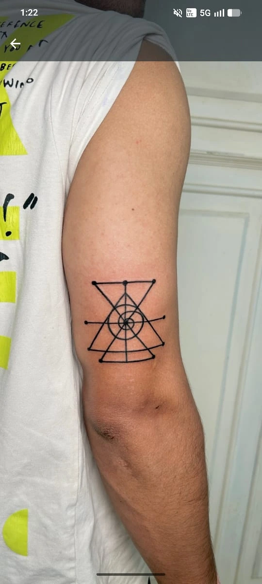 Geometric tattoo
